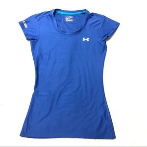 Under Armour Heat Gear Fitted Top in Periwinkle 💙
